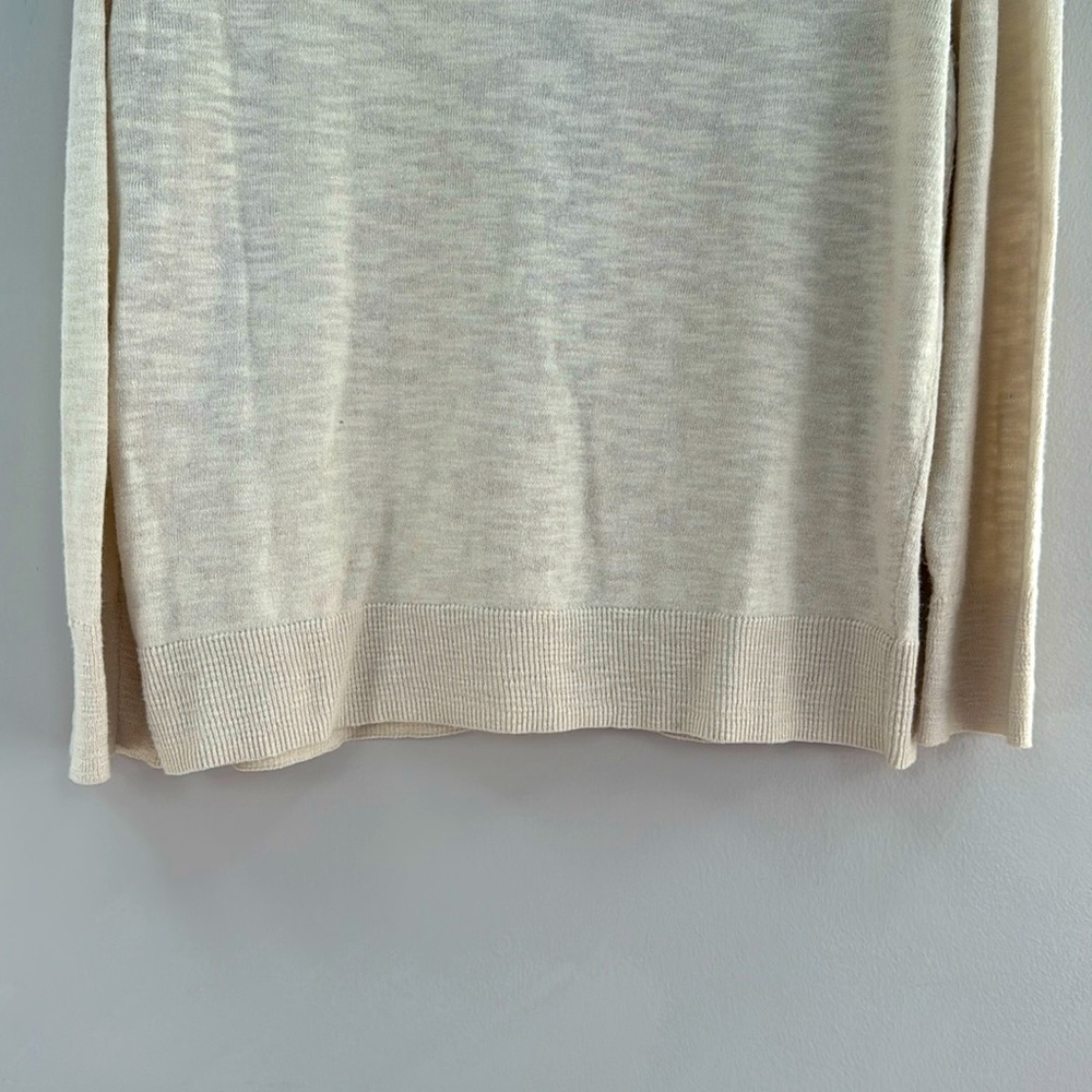 GAP Women's Cream Colored Lightweight Cardigan- Size L - LIKE NEW - Picture 6 of 9
